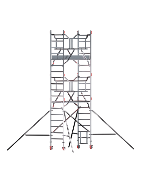 Andamio Profesional Aluminio 7,20 m EN1004 200 kg/m²