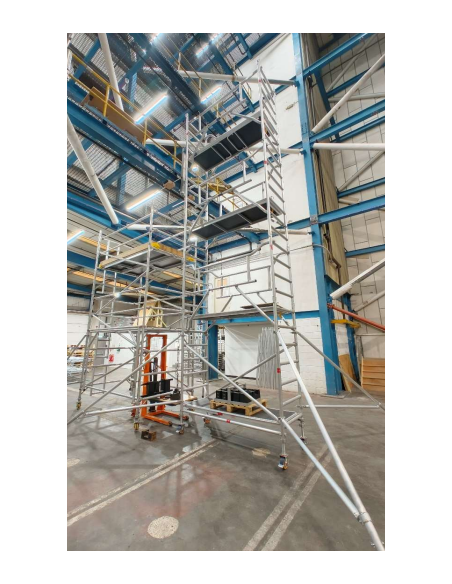 Andamio Profesional Aluminio 12,60 m EN1004 200 kg/m²