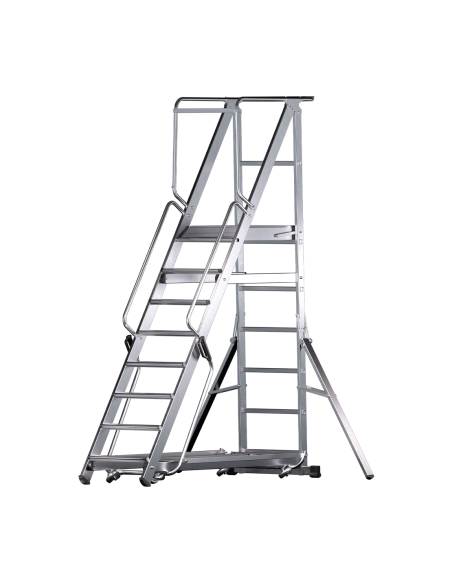 Plataforma Móvil Aluminio 9 Peldaños 3,90 m EN131 150 kg