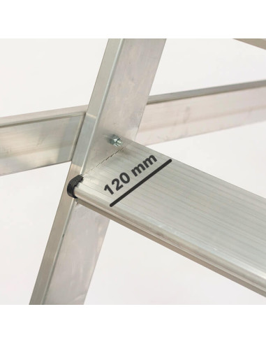 Plataforma Móvil Aluminio 9 Peldaños 3,90 m EN131 150 kg
