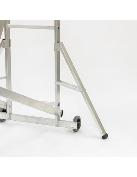 Plataforma Móvil Aluminio 12 Peldaños 4,50 m EN131 150 kg