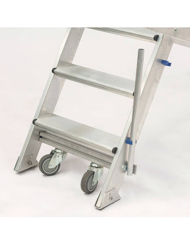 Plataforma Móvil Aluminio 12 Peldaños 4,50 m EN131 150 kg