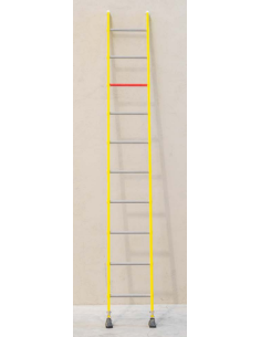 Escalera FH Fibra de Vidrio 10 Peldaños 3,00 m 100 kV 2