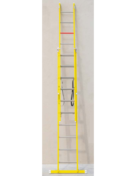Escalera FCO Fibra Vidrio 2x8 3,86 m 150 kg 100 kV