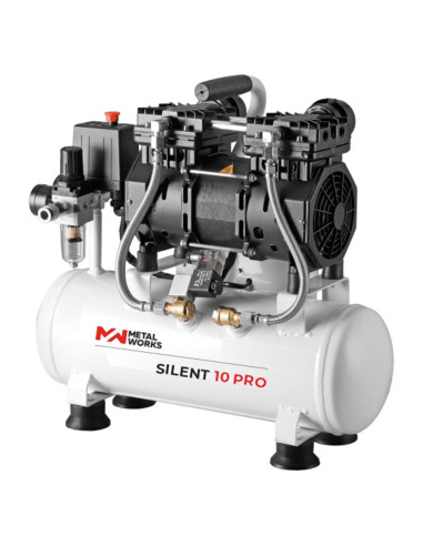 Compresor Metalworks Silent 10 Pro 10 L 2 CV 8 Bar