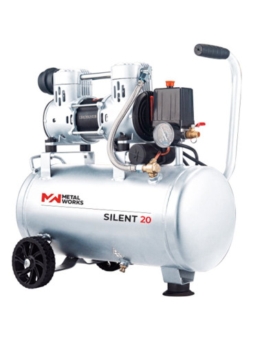 Compresor de aire Metalworks Silent 20 18 L 1 CV 120 L/min 8 Bar