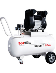 Compresor Metalworks Silent 90/3 90 L 3 CV 10 Bar