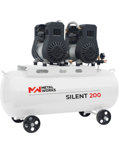 Compresor Metalworks Silent 200 200 L 6 CV 640 l/min 10 Bar