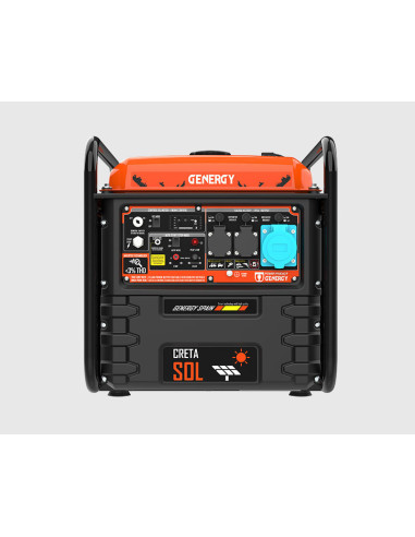 Generador Inverter GENERGY CRETA SOL 7500 W Apoyo Solar 230 V