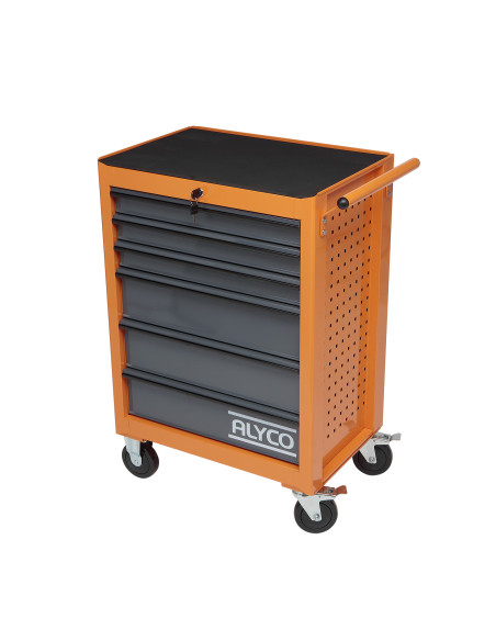 Carro Herramientas ALYCO ORANGE 6 Cajones 300 kg 678x460x1019 mm