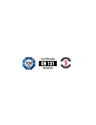 Escalera Aluminio 2x10 - 2,98+2,98 M - 75x25mm