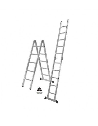 Escalera Telescópica Crono 5+5 Peldaños