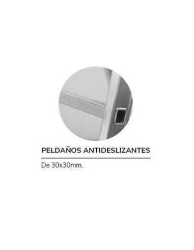 Escalera Telescópica Crono 6+6 Peldaños