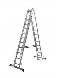 ESCALERA TRAMOS TELESCOPICA 4X10 - 2,98 METROS