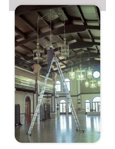 ESCALERA TRAMOS TELESCOPICA 4X10 - 2,98 METROS