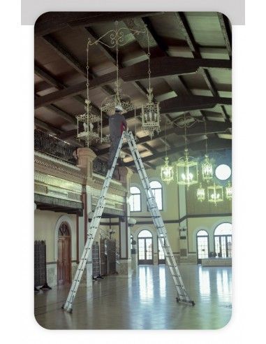 ESCALERA TRAMOS TELESCOPICA 4X14 - 4,10 METROS