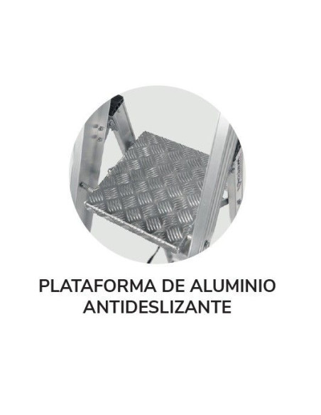 Escalera Tijera Plataforma 7 Peldaños