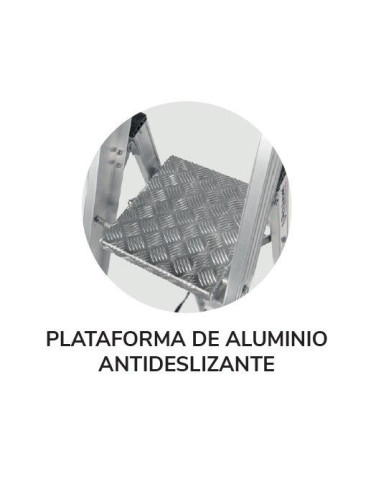 Escalera Tijera Plataforma 9 Peldaños
