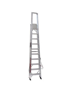 Escalera Tijera Plataforma 10 Peldaños 2