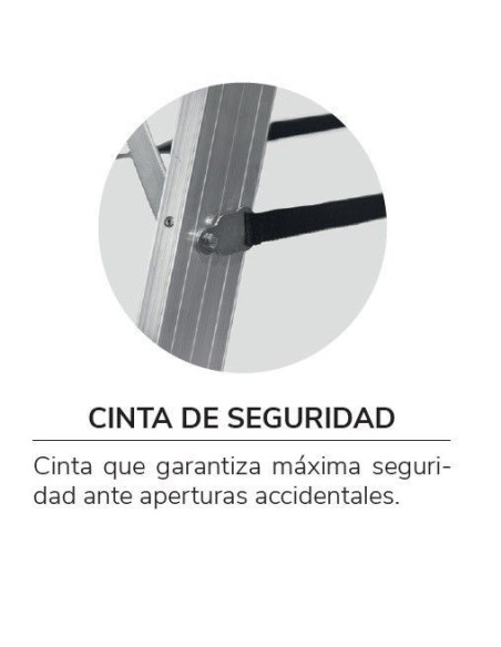 Escalera Tijera Doble 7 Peldaños