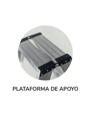 Escalera Tijera Doble 8 Peldaños