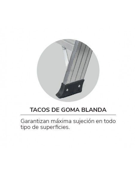 Escalera Tijera Industrial 4 Peldaños