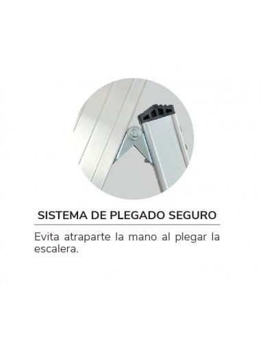 Escalera Tijera Industrial 5 Peldaños