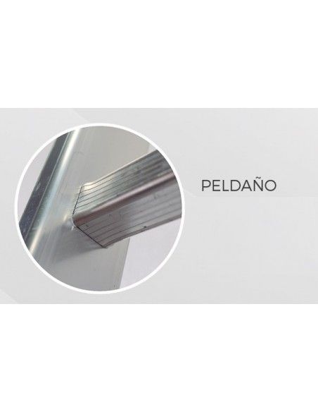 Escalera Aluminio 3x11 - 3+3+3 M - 66x25mm