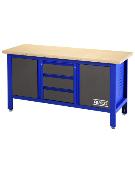 Mesa Trabajo 3 Cajones + 2 Portones Alyco 129755