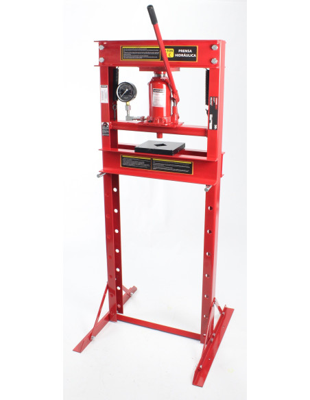 Prensa Hidráulica 20T Manual C/Manometro