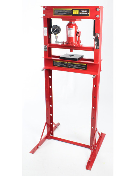 Prensa Hidráulica 20T Manual C/Manometro