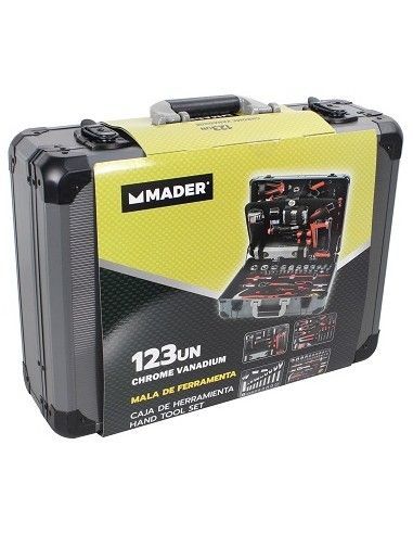 Maletín Herramientas 123 piezas - Aluminio