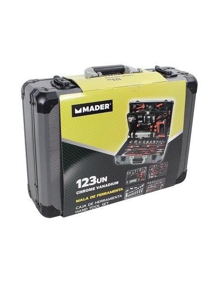 Maletín Herramientas 123 piezas - Aluminio