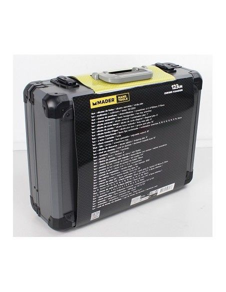 Maletín Herramientas 123 piezas - Aluminio