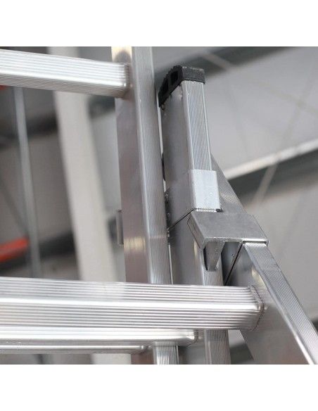 Escalera Aluminio 3x11 - 3+3+3 M - 66x25mm