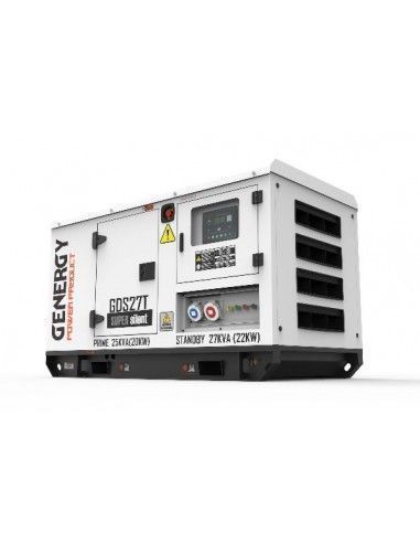 Generador Genergy GDS27T Insonorizado 27KVA - 400/230V