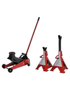Gato Hidráulico + 2 Caballetes CATM300SET