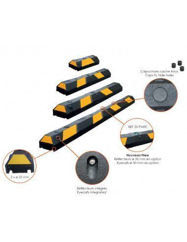 Tope Fijación Protección Caucho