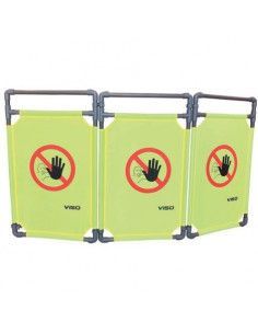 Barrera Señalización Travolite - 3 Paneles