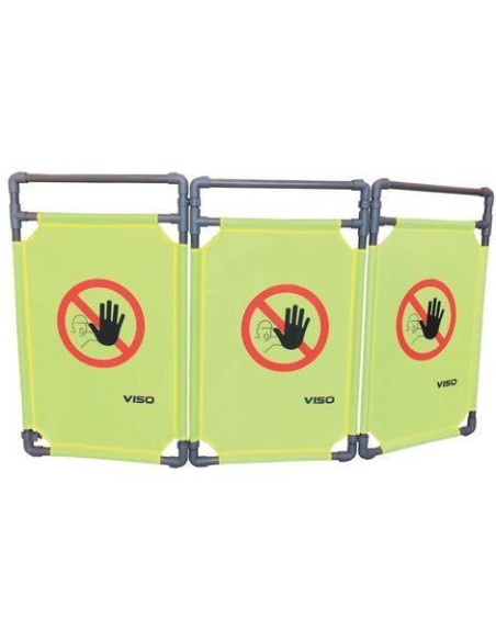 Barrera Señalización Travolite - 3 Paneles