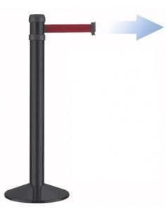 Poste Negro Cinta Negra 4 MT RS4BKBK