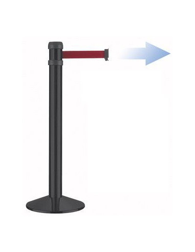 Poste Negro Cinta Negra 4 MT RS4BKBK