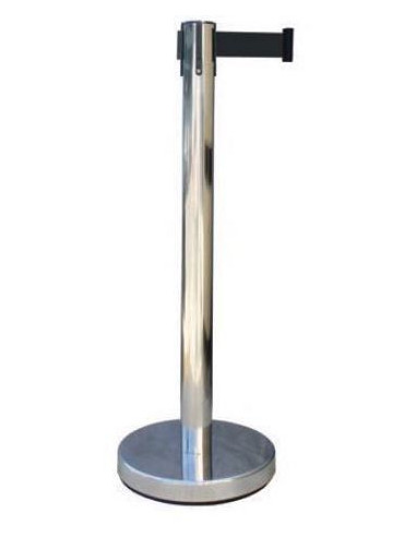 Poste Cromático Cinta Negra 4 MT Ø80mm