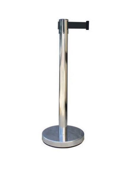 Poste Cromático Cinta Negra 4 MT Ø80mm