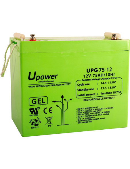 Batería GEL UPG75-12