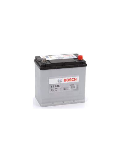 Batería Coche Bosch 45Ah 300A EN S3016 +Dcha