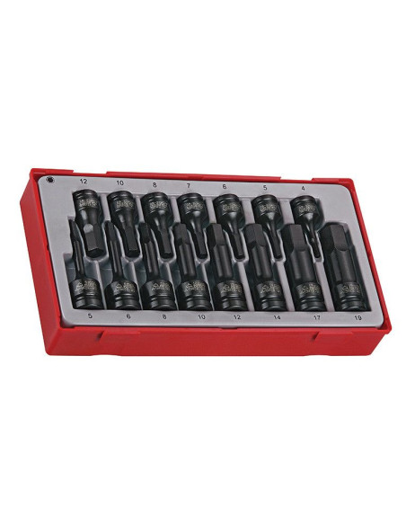 Jgo Vasos De Impacto 3/8" - 1/2 Hexagonal Tt9015hx