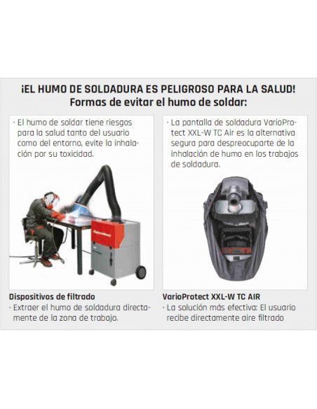 Casco De Soldadura Varioprotect Xxl-W Tc Air C/Filtro De Aire