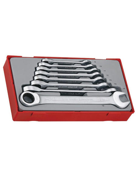 Juego De Llaves Combi Carraca Métricas Tt6508rs