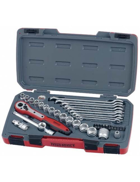 Juego De Llaves De Vaso 3/8" Combinadas T3840 40 Pzas